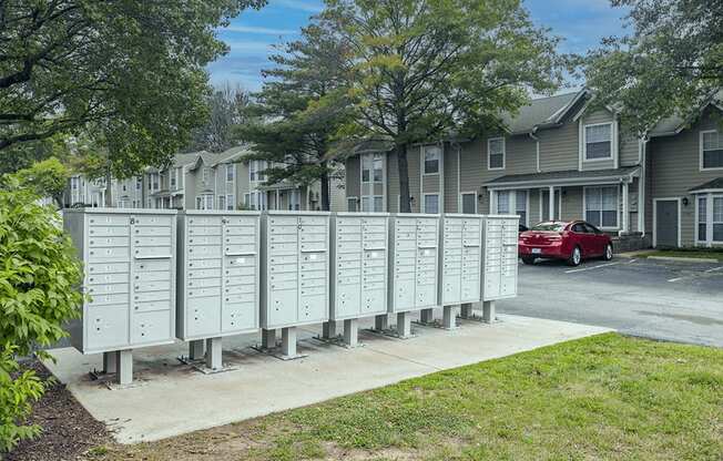 Mailboxes at Victorian Village Townhomes