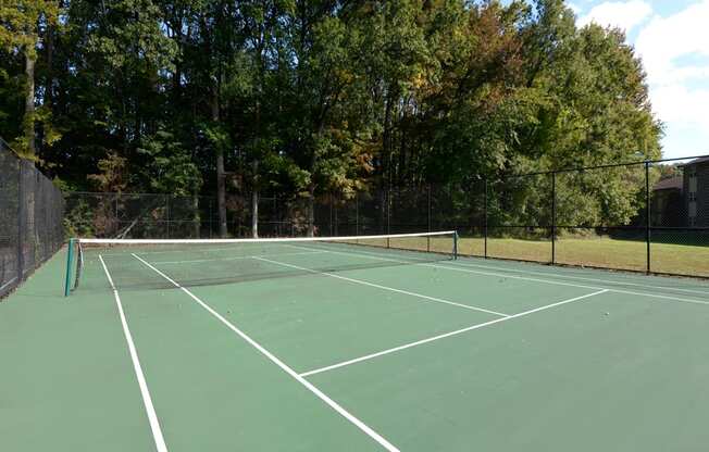 Full Sized Tennis Court at Woodsdale Apartments, Abingdon, Maryland