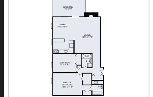 2 beds, 2 baths, 945 sqft, $2,185, Unit 607