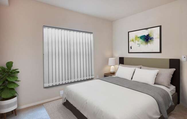 Large Bedroom at Metropolitan Collection Apartments, Renton, WA