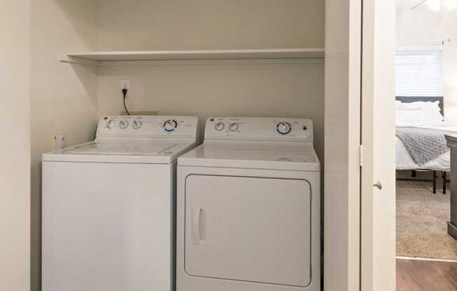 Full Size Washer & Dryer at Park Ridge Apartments, Fresno, CA 