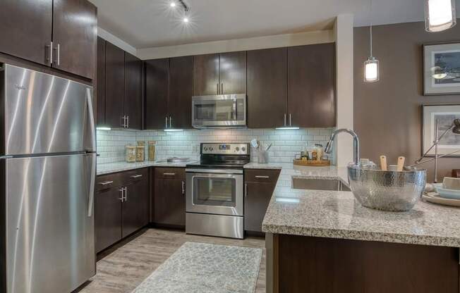 Fully Equipped Kitchen With Modern Appliances at Fifty02 Westover Hills, San Antonio, TX, 78251