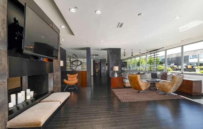 Club room at Leo in the SW Waterfront neighborhood in SW, Washington, DC 20024