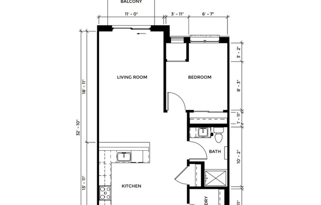 1 bed, 1 bath, 749 sqft, $1,700, Unit SC 1408-204
