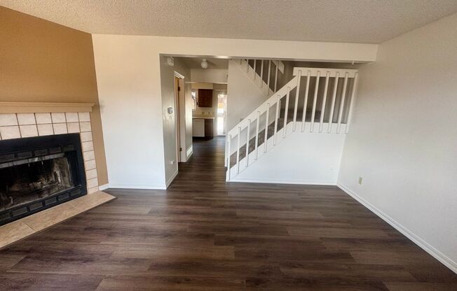 Two story 2 bedroom townhome centrally located!