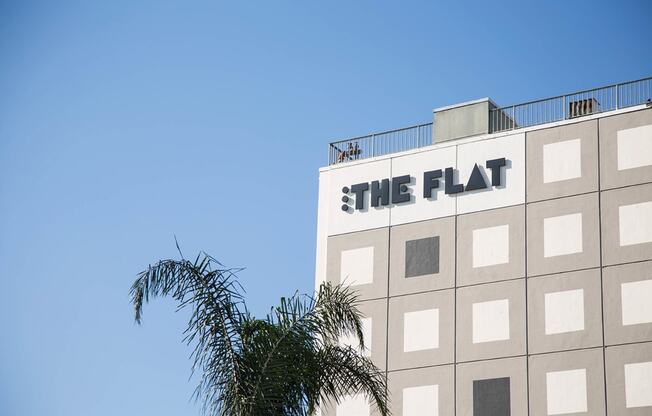 The Flat Building Exterior at The Flat, California, 90017