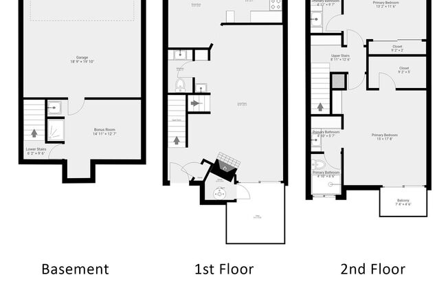 2 beds, 2.5 baths, $2,695, Unit UNIT B