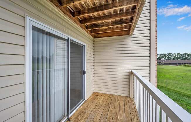 Private Apartment Balcony at Honey Creek, Greenwood, Indiana