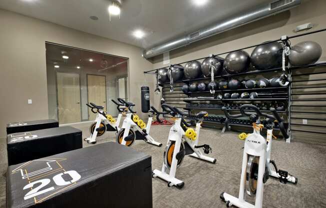 Fitness center | Lofts at Zebulon