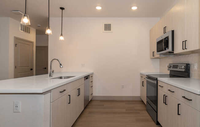 Kitchen with Stainless Steel Appliances