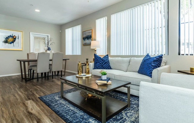 Living room sofa at The Paseo by Picerne, Arizona, 85395