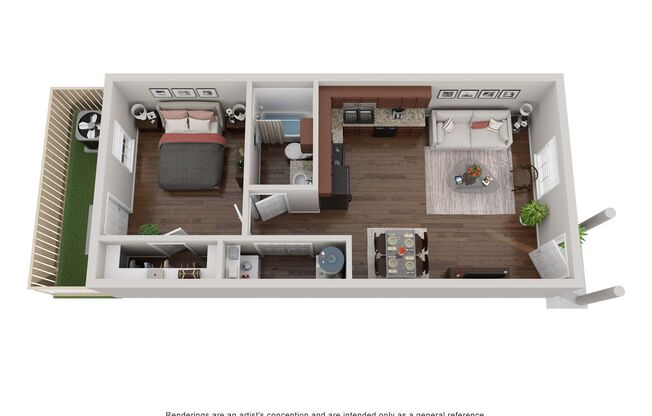 1 bed, 1 bath, 634 sqft, $885, Unit 0809