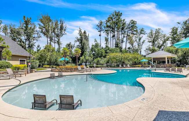 Swimming Pool And Relaxing Area at Sterling Creek at Richmond Hill, Richmond Hill, GA, Georgia , 31324