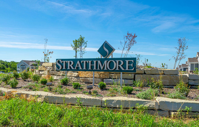 Welcoming Property Signage at Strathmore Apartment Homes, Iowa