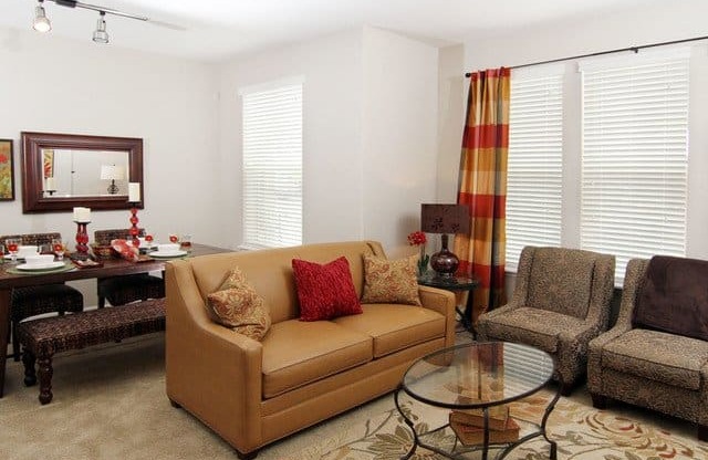Modern Living Room at Talavera at the Junction Apartments & Townhomes, Midvale