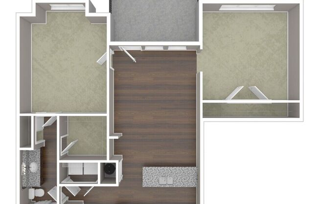 1 bed, 1 bath, 1,060 sqft, $1,738