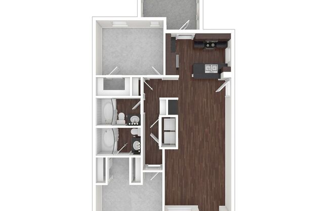 2 beds, 2 baths, 1,203 sqft, $1,750