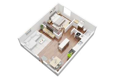 1 bed, 1 bath, 742 sqft, $2,205