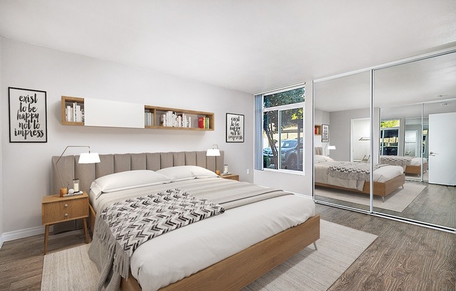 Staged Bedroom