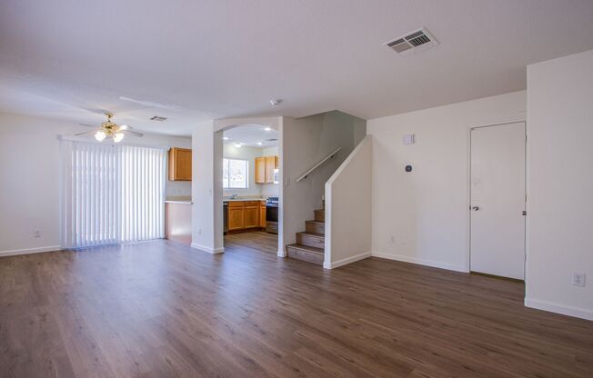 Lovely 4 bedroom 2.5 bath townhome in North Las Vegas gated community with a pool!