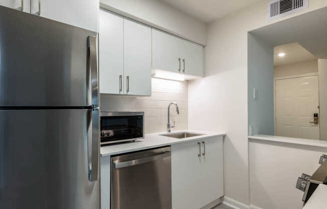 Kitchen with Stainless Steel Appliances