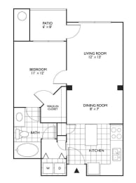 1 bed, 1 bath, 724 sqft, $2,100