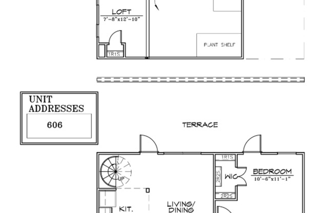1 bed, 1 bath, 450 sqft, $1,895, Unit 606