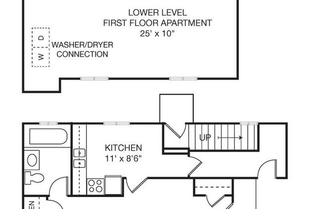 1 bed, 1 bath, 706 sqft, $1,189, Unit W3060A