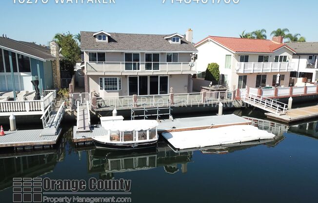 Huntington Harbor Waterfront Living | Private 50-Foot Boat Slip