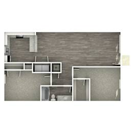 2 beds, 1 bath, 1,020 sqft, $1,250