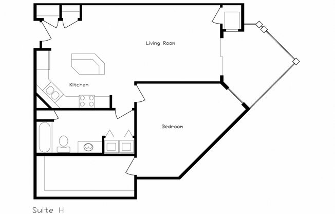 1 bed, 1 bath, 922 sqft, $1,705