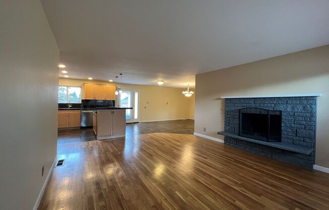 Well maintained 4 BD 1.75 BA Home with Genuine Hardwood Floors & Private Fully Fenced Backyard