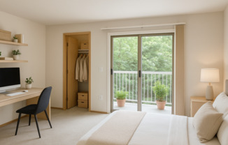 Studio, 1 bath, 408 sqft, $1,500, Unit 105C