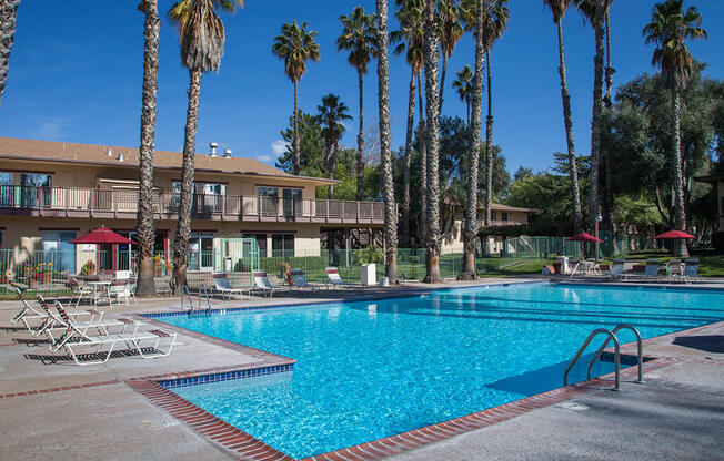 Invigorating Swimming Pool at Valley West, San Jose, California