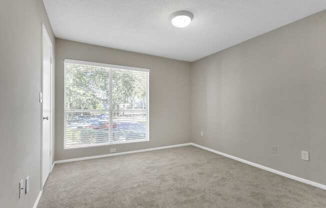 Spacious Bedroom with Large Windows