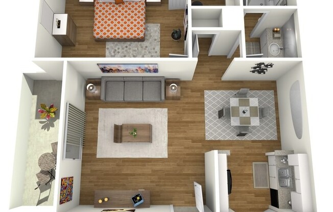 1 bed, 1 bath, 650 sqft, $725