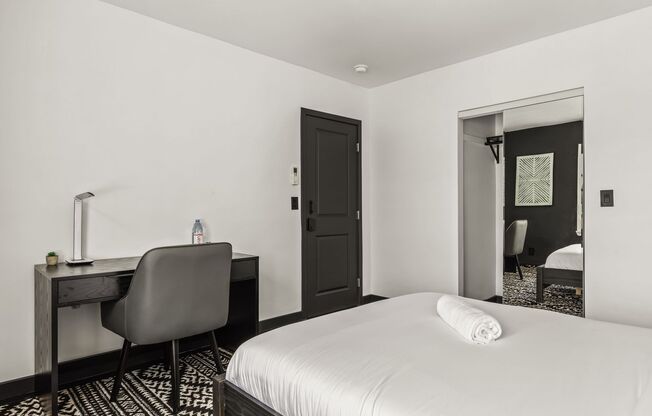 A 4 bedroom, 3 bathroom apartment with a dining room & a fully functional kitchen at 10799 Ohio Ave.