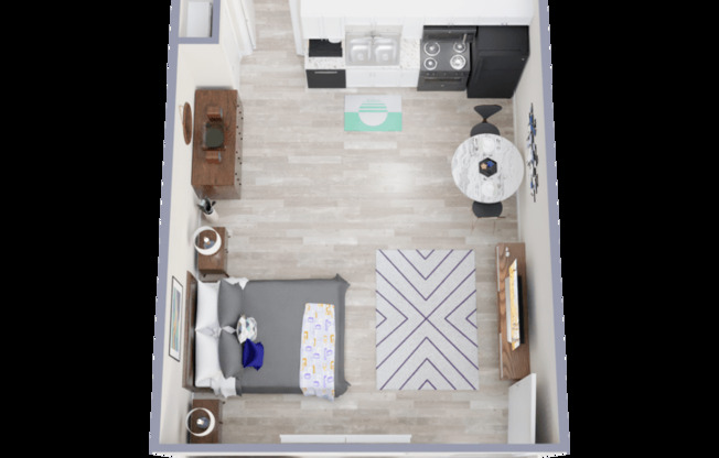 Studio, 1 bath, 327 sqft, $695