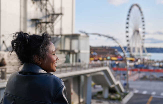 Take in views of the Seattle waterfront