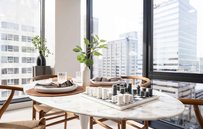 Dining Area at 220 Meridian, Indianapolis, IN 46204