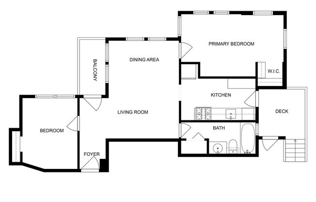 2 beds, 1 bath, 700 sqft, $1,495, Unit 4