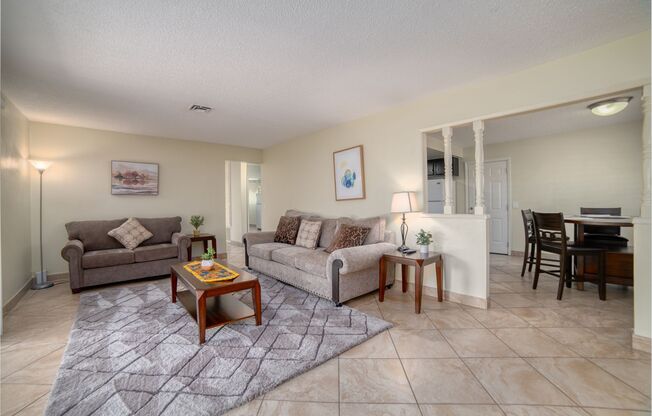 Beautiful single story, furnished 3BR/2BA home!