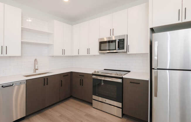 Kitchen with Stainless Steel Appliances
