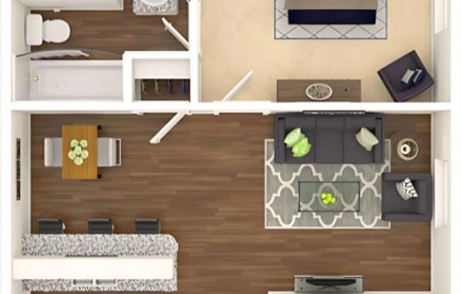 1 bed, 1 bath, 651 sqft, $1,225, Unit 153