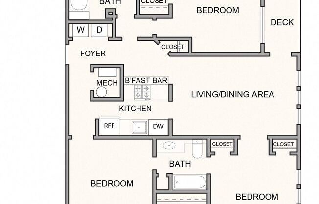 3 beds, 2 baths, 1,255 sqft, $1,652