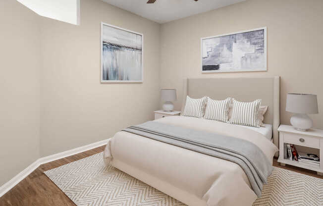 Bedroom with Hard Surface Flooring
