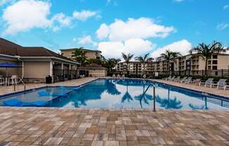 the pool at Vantage Luxury Apartments in Cape Coral, FL