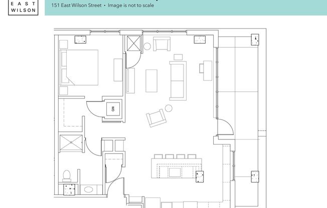 1 bed, 1 bath, 921 sqft, $3,350, Unit 1309