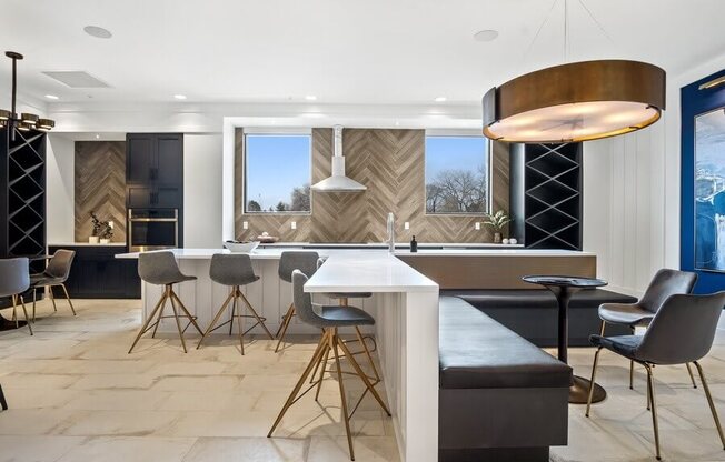 Modern community kitchen area