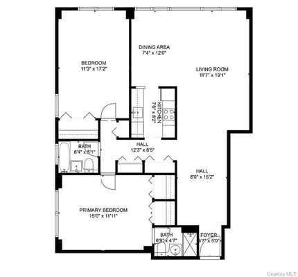 2 beds, 2 baths, 1,300 sqft, $3,500, Unit A1406